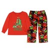 Seven Times Six Dr. Seuss The Grinch Pajamas Buffalo Plaid Matching Family Sleepwear - 3 of 4