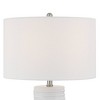 Contours 27 1/2" High Modern White Ceramic 3-Way Table Lamp - 2 of 4