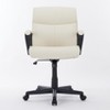 DOMETOUR Adjustable Computer Chair with Lumbar Support Padded Armrest Swivel Rolling Office Chair - 3 of 4