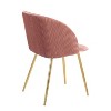 Set of 2 Fran Pleated Waves Dining Chairs - Lumisource - 4 of 4