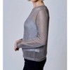 Women's Metallic Long Sleeve Mesh Top - DESIGN HISTORY - 2 of 3