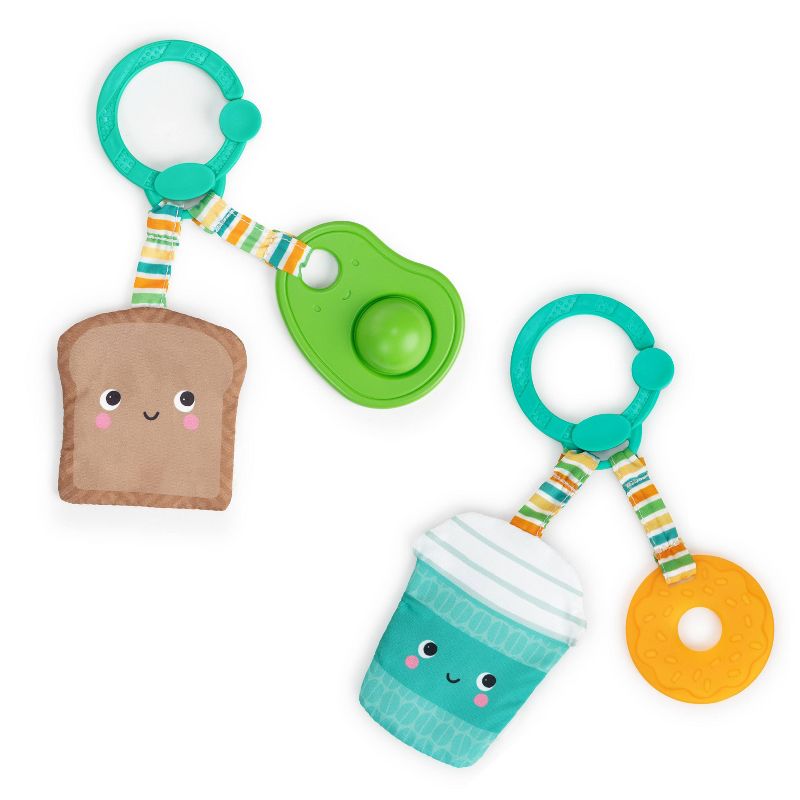 Bright Starts Perfect Pair 2-in-1 Teether Toy, 1 of 7