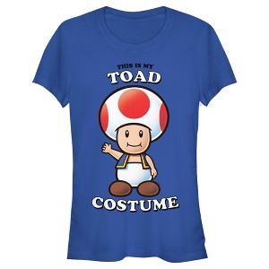 Juniors Womens Nintendo This is my Toad Costume T-Shirt - 1 of 4