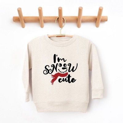 The Juniper Shop I'm Snow Cute Glitter Youth Ultra-Soft Graphic Sweatshirt