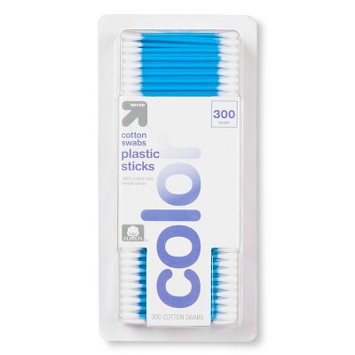 Cotton Swabs Colored Stick - 300ct - up & up™