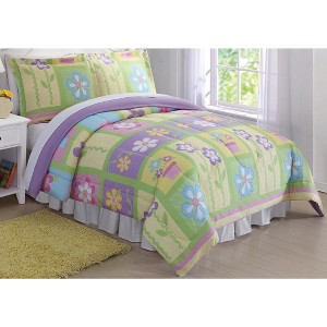 Twin Sweet Helena Reversible Kids' Comforter Set - My World - 1 of 4