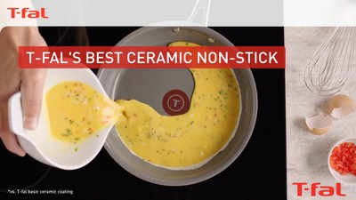 Gray Ceramic Non-Stick Aluminum Fry Pan with Stainless Steel Handle