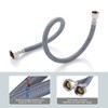 WOWOW 3/8 in. Compression x 1/2 in. FIP x in. Braided nylon Faucet Connector - 3 of 4