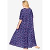 Only Necessities Plus Size Sweeping Printed Lounger - 3 of 4
