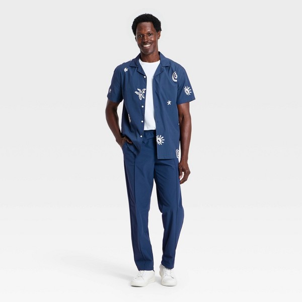Pantalones de hombre con cintura elástica y pull-on - Goodfellow & Co™ Azul marino 3