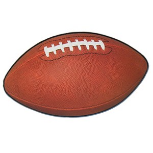 Beistle 11" x 18" Football Cutouts; 10/Pack 55595 - 1 of 1