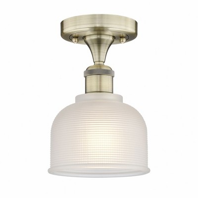 Dayton - 1 Light Semi-Flush Mount In Industrial Style-9.25 Inches Tall and 5.5 Inches Wide