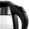 Mega Chef 1.8Lt. Glass and Stainless Steel Electric Tea Kettle: BPA-Free, Push-Button Lid, 360° Base, Overheat Protection - 4 of 4