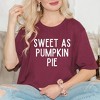 Simply Sage Market Women's Sweet As Pumpkin Pie Short Sleeve Graphic Tee - 2 of 4
