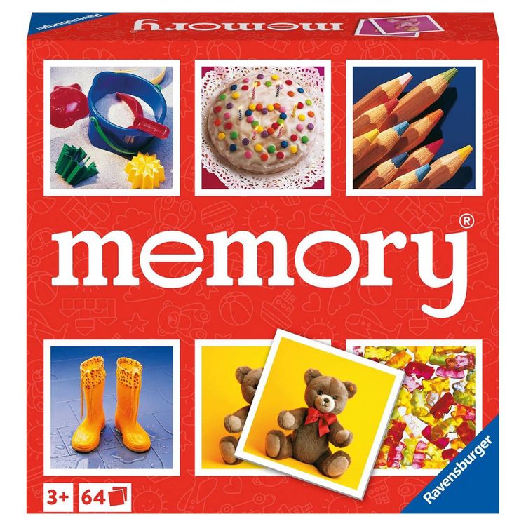 Ravensburger memory Junior Board Game: Creative Thinking Card Game for 2-8 Players, Includes Instructions, 2 of 3