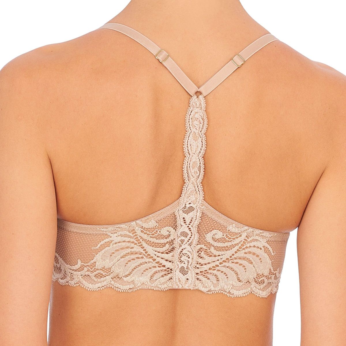 Natori Women's Feathers Front Close Racerback Bra 735023 - thumbnail 6