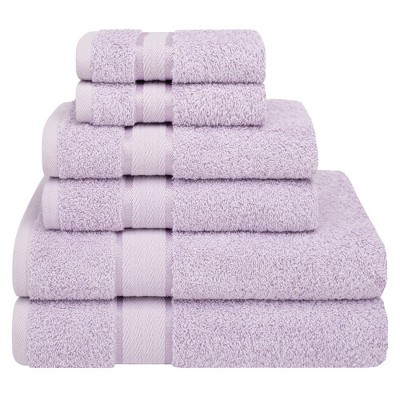 American Soft Linen 6 Piece Towel Set, 100% Cotton Towels for Bathroom,  Dorlion Collection, White - ShopStyle