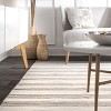 Arvin Olano x Rugs USA - Sage Striped Wool-Blend Indoor Area Rug - 4 of 4