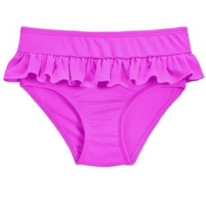 City Threads USA-Made Girls Ruffle UPF 50+ Swim Briefs - 1 of 4