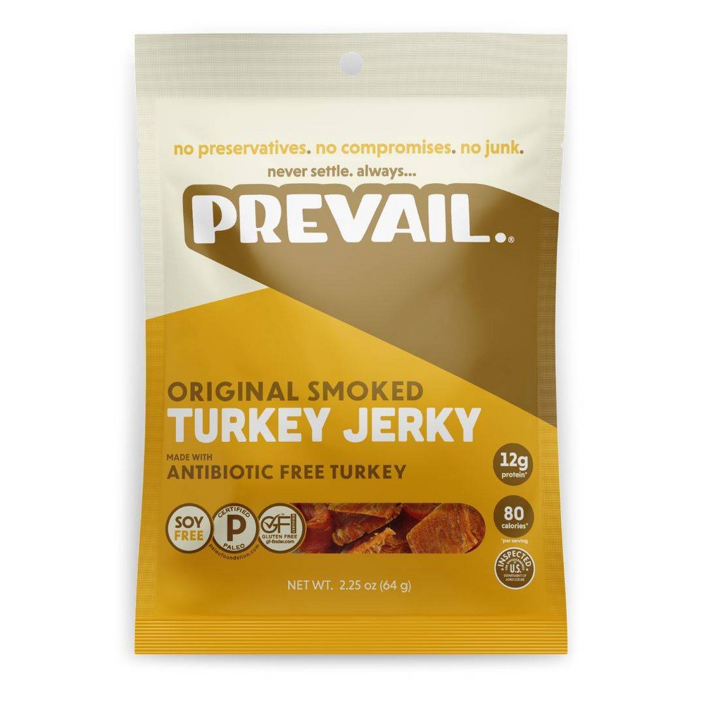 Prevail Jerky Original Turkey Jerky - 12g Protein - 2.25oz