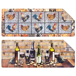OPUX Anti Fatigue Kitchen Floor Mat, Reversible Waterproof Non Slip Comfort Pad Office Home - 1 of 4