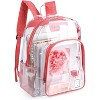 Hachikiko Clear Backpack Heavy Duty Transparent PVC Bookbag - Back to School Supplies for Boys, Girls, Teens,Stadium & Security Approved - 3 of 4
