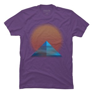 Men's Design By Humans Pyramid Sun By Ramzi T-Shirt - 1 of 3