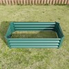 Dolonm Metal Raised Garden Bed, Rectangle Raised Planterfor Flowers Plants, Vegetables Herb Veezyo - 3 of 4