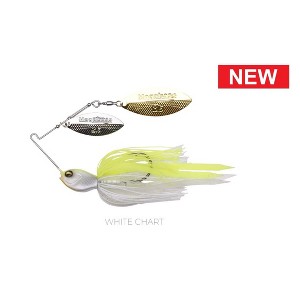 Megabass SV-3 3/8oz Spinnerbaits, White Chartreuse - 1 of 4