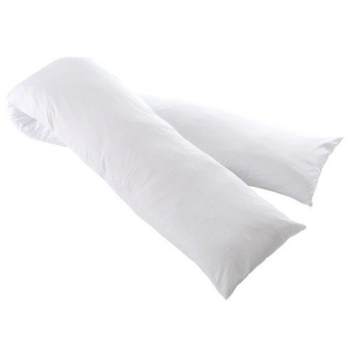 Cheer Collection Extra Replacement Cover For 15 X 100 Body Pillow - White  (pillowcase Only) : Target