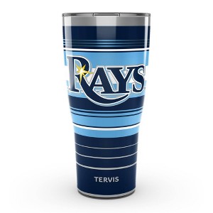 MLB Tampa Bay Rays 30oz Hype Stripes Stainless Steel Tumbler - 1 of 4