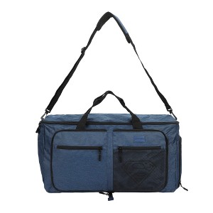 Superman Logo Blue 24” Packable Travel Duffle - 1 of 4