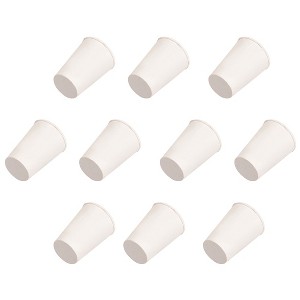 Unique Bargains Tapered Shaped Solid Rubber Stopper for Block Pipe Mouths 10 Pcs - 1 of 3
