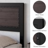 Bed Frame with Storage Drawers & Charging Station, Industrial Metal Platform Bed with Riveted Headboard, No Box Spring Needed - 3 of 4