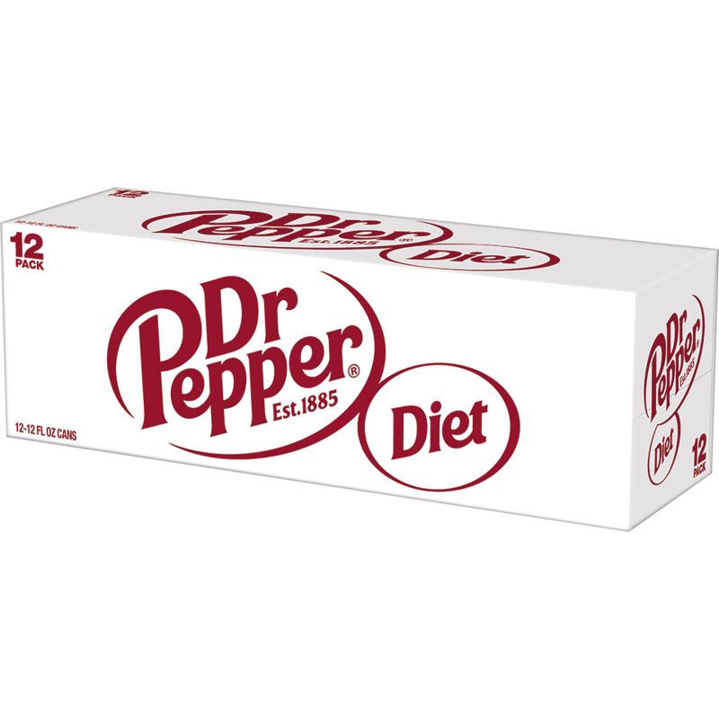 Diet Dr Pepper Soda - 12pk/12 fl oz Cans, 4 of 8