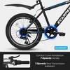 20 inch kids bike shock absorber front plug 7 speed lever transmission + fender Universal for boys and girls - 4 of 4