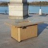 Moda Furnishings 24.6'' H x 51.97'' W Aluminum Propane Outdoor Fire Pit Table - 2 of 4