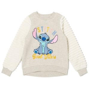 Disney Girls Fleece Sweatshirt with Faux Fur Sleeves Little Kid to Big Kid - 1 of 4