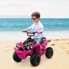 Infans 12V Battery Powered Kids Ride On ATV Electric 4-Wheeler Quad Car w/ MP3 & Light - 4 of 4