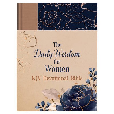 The Daily Wisdom for Women KJV Devotional Bible - by  Compiled by Barbour Staff (Hardcover)