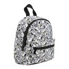 Peanuts Snoopy & Woodstock Fuax Leather 10.6" Gray Mini Backpack - 2 of 4
