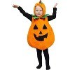 Joyfy Baby Halloween Pumpkin Costume Set, Cute Pumpkin Costume with Hood for Infants Halloween Dressup Party - 4 of 4