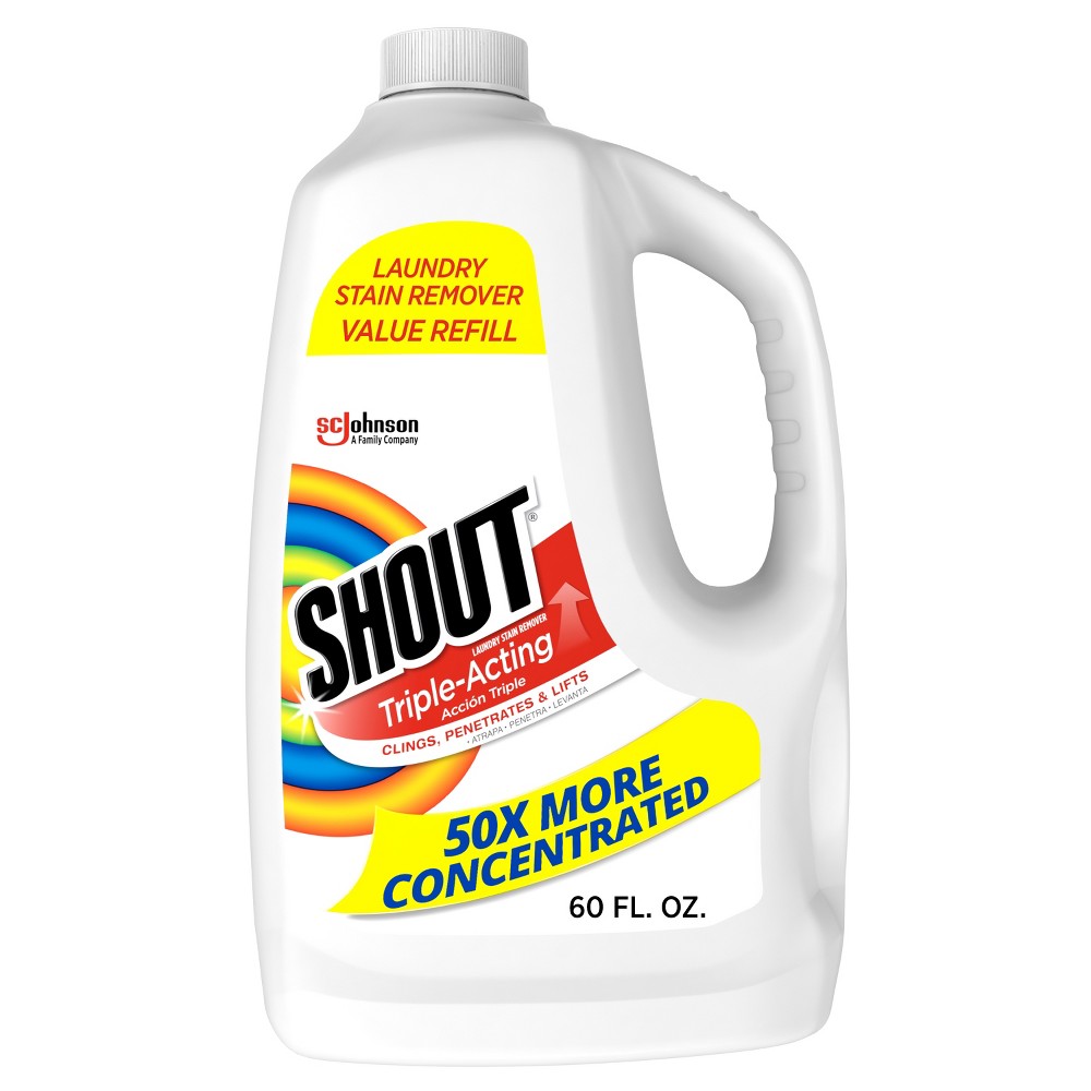 UPC 046500022746 product image for Shout Triple-Acting Everyday Stain Remover Liquid Refill - 60 fl oz | upcitemdb.com