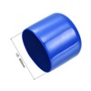 Unique Bargains Vinyl Rubber Screw Thread Bolt Plug Round Tube Insulated Protective Caps 4 Pcs - 3 of 4