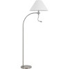 Cal Lighting 100W 3 way Ashland mini arc metal floor lamp with gooseneck 2W led reading light - 3 of 4