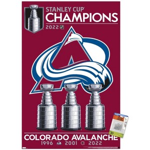Trends International NHL Colorado Avalanche - 20222 Stanley Cup Logo Unframed Wall Poster Prints - 1 of 4