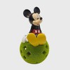 Disney 10" Stone Mickey Mouse Sitting on Flocked Ball Garden Statue: Decorative Figurine for Outdoor Display, No Battery Required - image 3 of 4