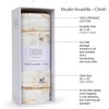 Muslin Baby Swaddle Blanket & Burp Cloth Set - 100% Organic & Breathable Cotton Cloth to Wrap Newborns - Skin Friendly Baby Essentials for Swaddling - 4 of 4