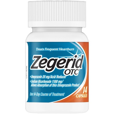 Zegerid Otc Omeprazole 20mg And Sodium Bicarbonate Acid Reducer For ...