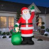 Gemmy Christmas Inflatable Luxe Santa with Toy Bag, 9 ft Tall, Multi - 2 of 2
